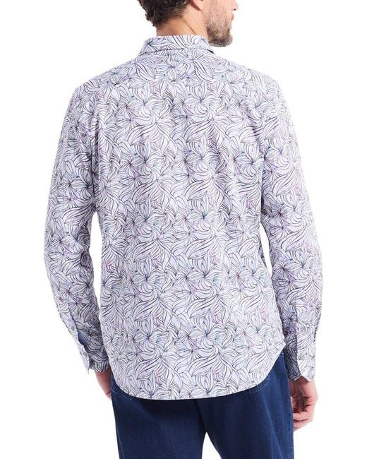 Robert Graham Blue Charvil Woven Shirt for men