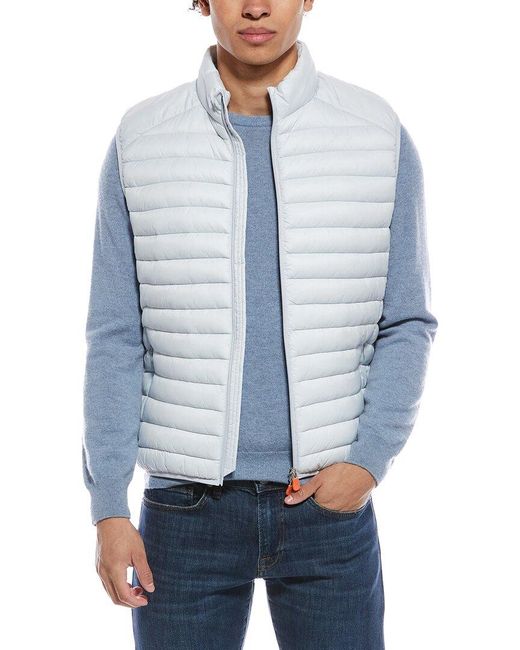 Save The Duck Blue Adam Vest for men