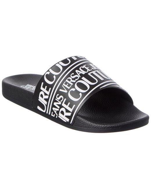 Versace Jeans Couture Black Slide for men