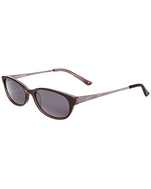 Anna Sui Brown 53Mm Sunglasses