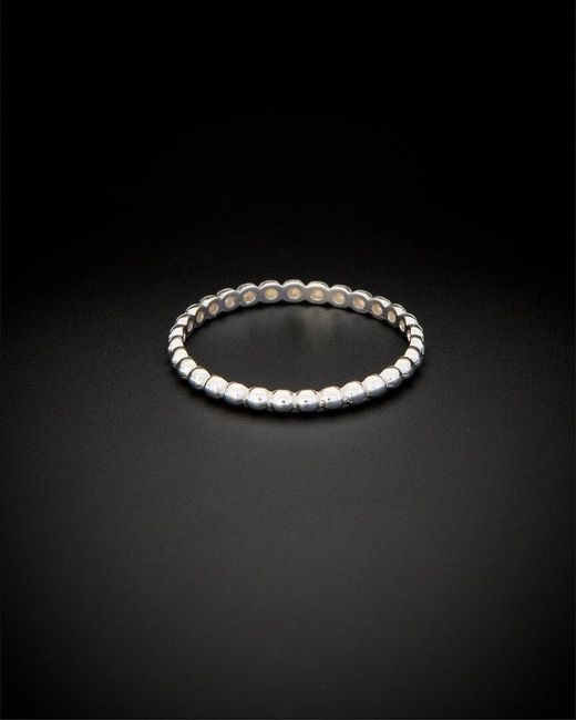 Italian Gold Black 14k Stackable Ring