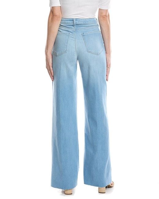 L'Agence Blue Scottie Bayview Wide Leg Jean