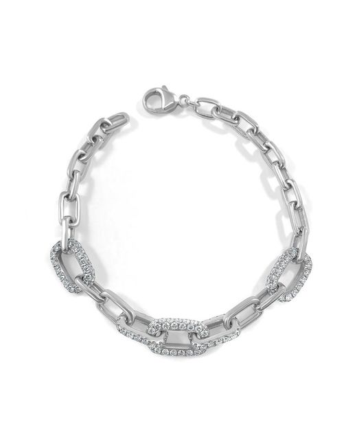 Sabrina Designs Metallic 14K 4.00 Ct. Tw. Diamond Link Bracelet