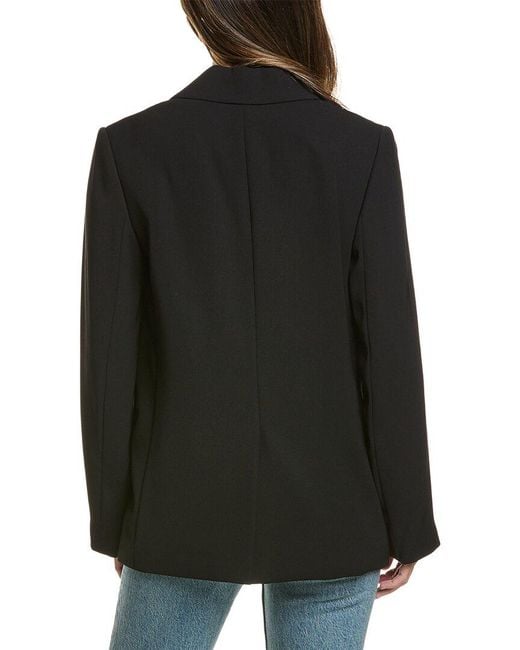 Vince Black Double-Breasted Blazer