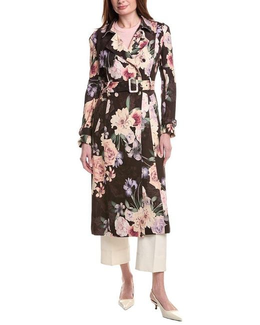 Ted Baker White Anastasia Trench Coat
