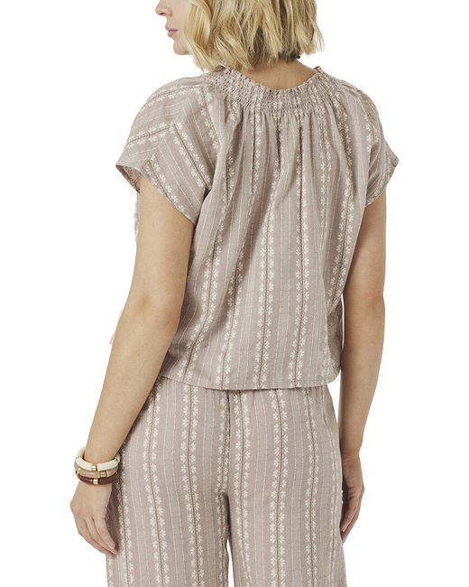 Splendid Natural Meadow Blouse