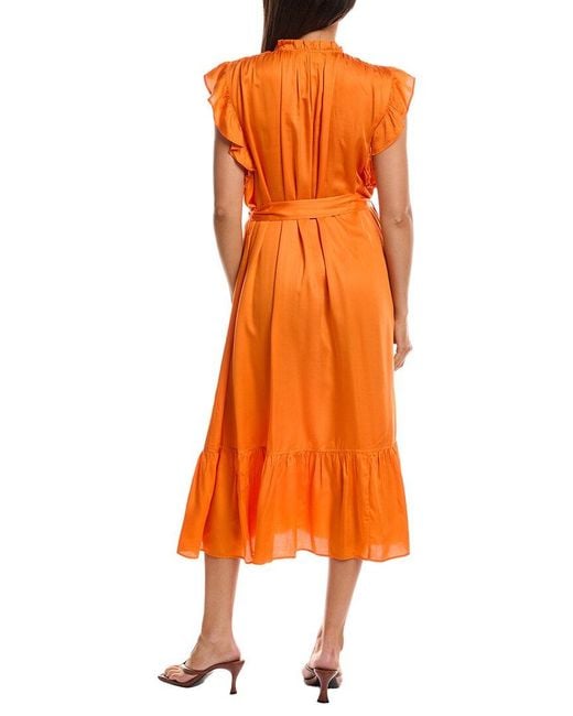 FRNCH Orange Summer Dress