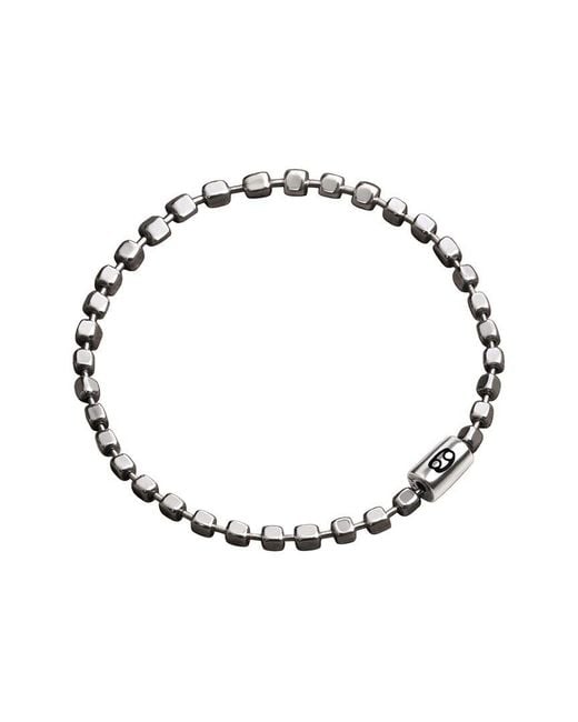 Karma and Luck Metallic Zodiac Plated Ball Chain Bracelet
