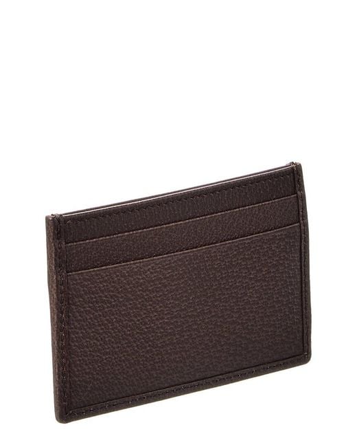 Gucci Brown Ophidia Gg Supreme Canvas & Leather Card Case for men