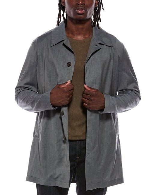 Canali Gray Wool Jacket for men