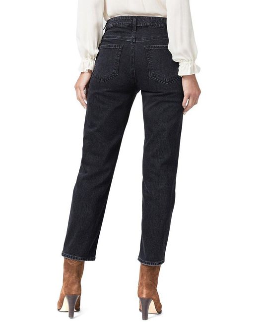 PAIGE Blue Noella Straight Quartz Embellished Jean