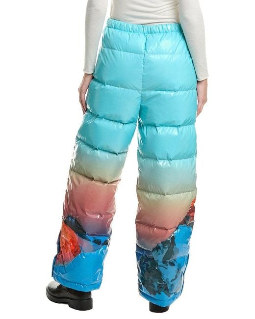 Khrisjoy Blue Ski Mountain Monte Puffer Down Pant