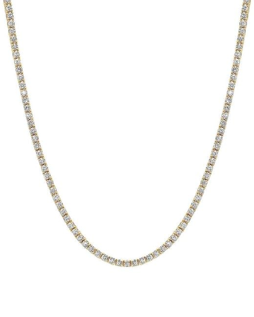 Forever Creations USA Inc. Metallic Forever Creations 14K 5.00 Ct. Tw. Diamond Tennis Necklace