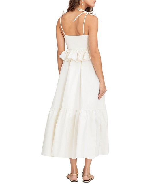 Tanya Taylor White Amy Dress
