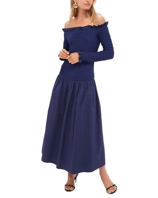 Hyacinth House Blue Angola Maxi Dress