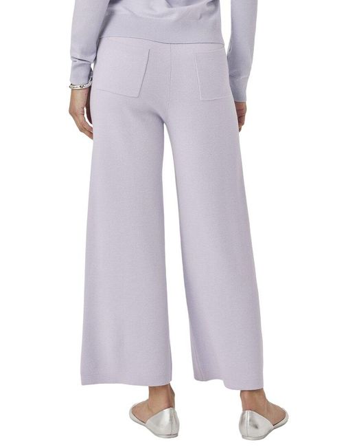 Splendid Purple Christa Crop Sweater Pant