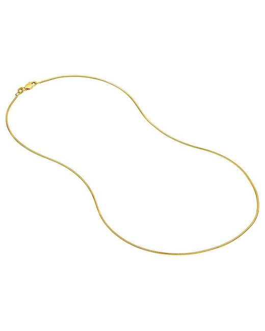 HAWLEY ST Metallic 14K Snake Necklace