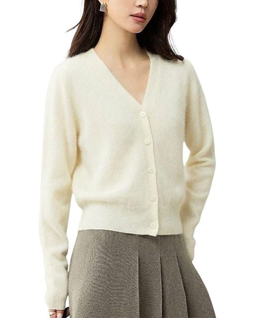 Vincent White Cardigan