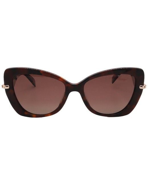 Michael Kors Brown Mk2258U 55Mm Polarized Sunglasses