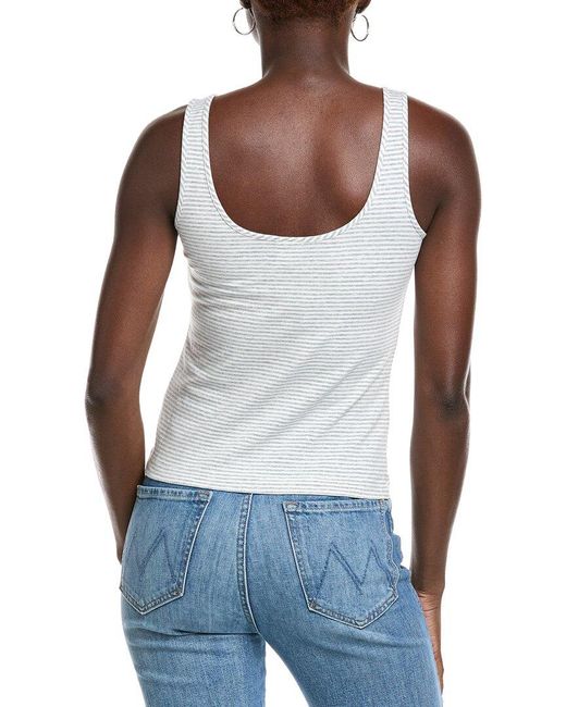 Cabi Blue Striped Charm Tank
