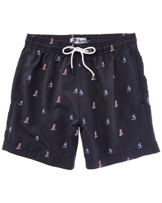 Trunks Surf & Swim Blue Sano Swim Trunk for men