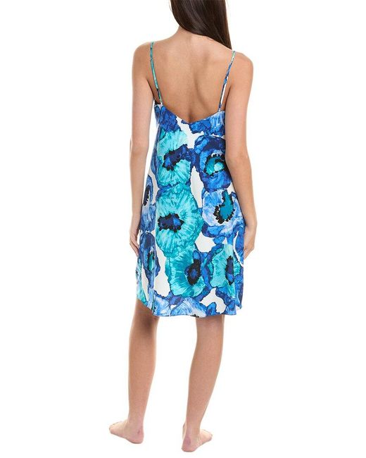 Natori Blue Poppy Slip