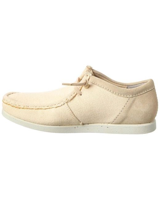 Clarks Natural Shacrelite Moc Textile & Leather Loafer for men