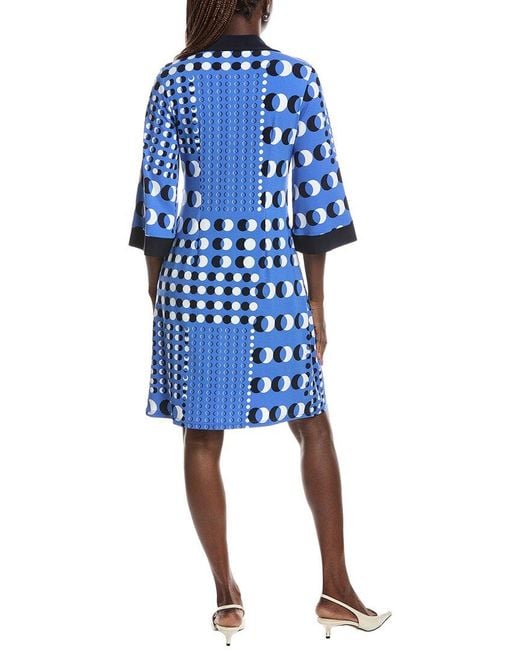 Joseph Ribkoff Blue Midi Dress