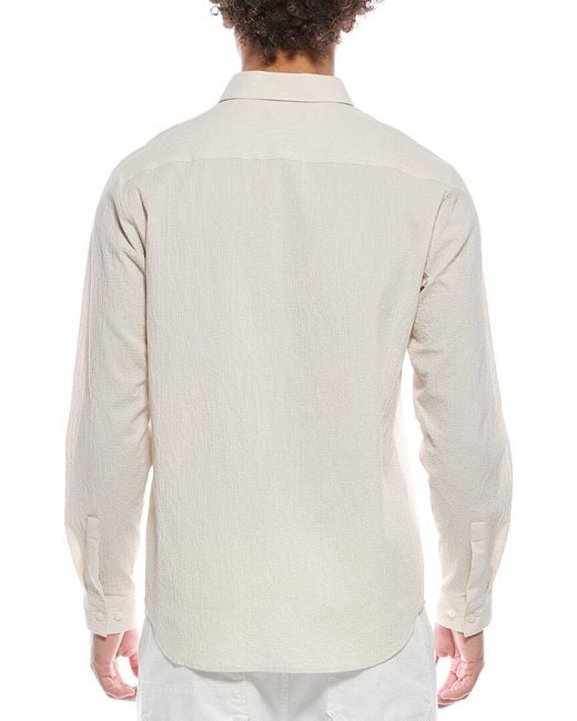 Theory White Irving Spring Shirt for men