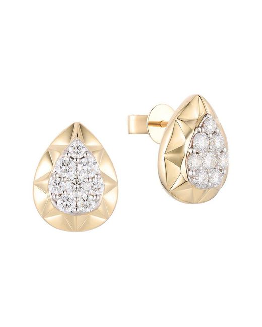 Gregg Ruth White 14K 0.90 Ct. Tw. Diamond Earring