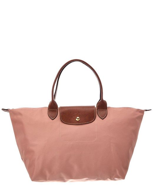 Longchamp Pink Le Pliage Original Large Handbag