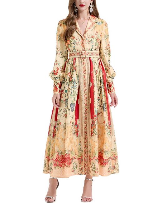 GABRIELA RICH Pink Midi Dress