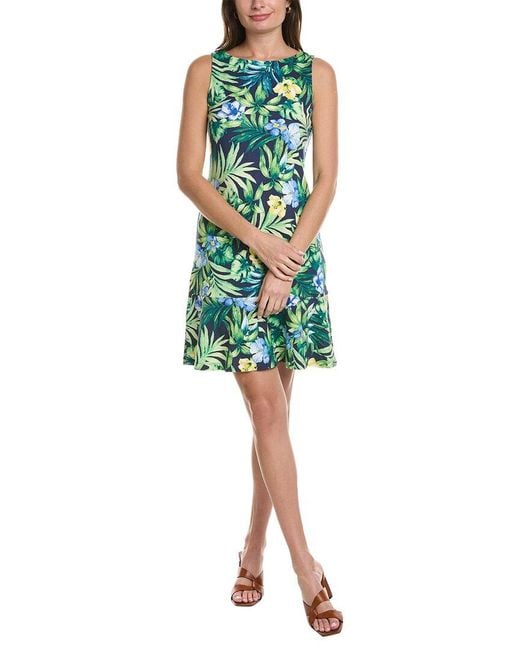 Tommy Bahama Green Darcy Tropical Retreat Mini Dress