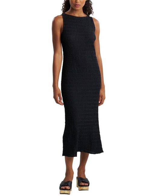 Natori Black Waves Maxi Dress