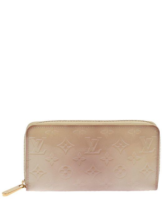 Louis Vuitton Natural Monogram Vernis Leather Zippy Wallet (Authentic Pre-Owned)