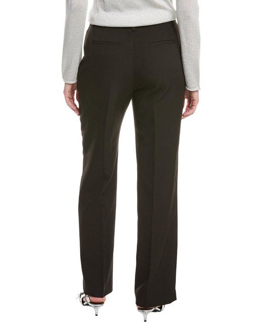 Tahari Black Solid Pant