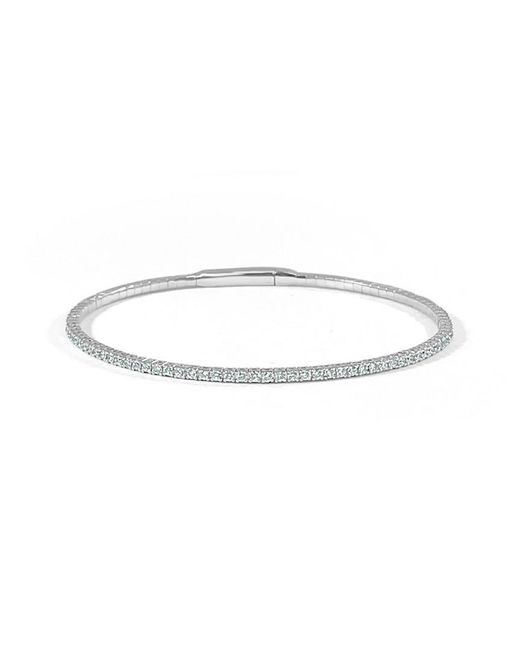 Sabrina Designs White 14k 1.04 Ct. Tw. Diamond Flexible Bracelet