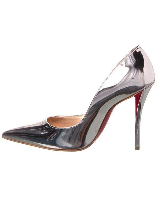 Christian Louboutin White Miss Z 100 Leather Pump