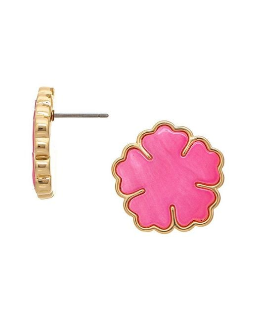 Rivka Friedman Pink 18K Stud Earrings