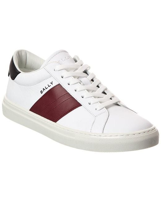 Bally White Hedey Leather Sneaker for men