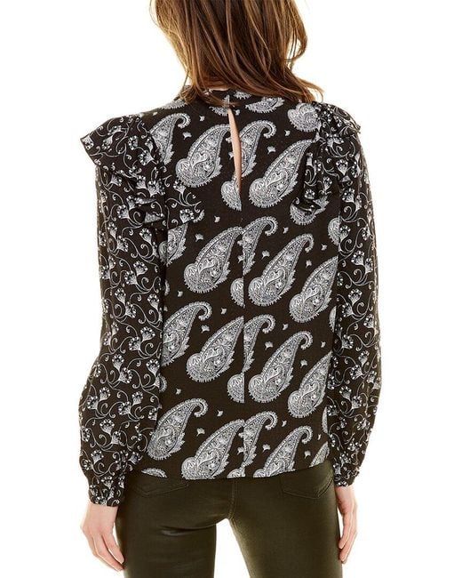 Ted Baker Black High Neck Blouse