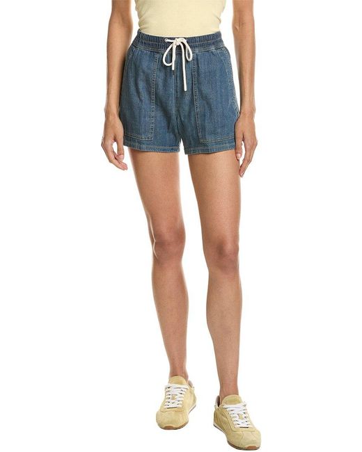 James Perse Blue Denim Short