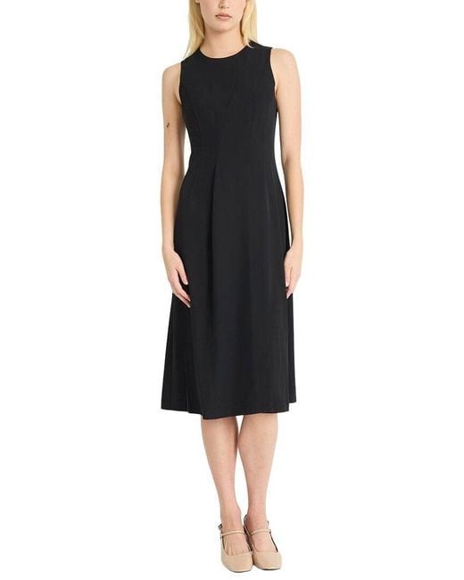 Luxely Black Midi Dress