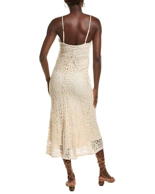 Bardot White Adoni Crochet Maxi Dress