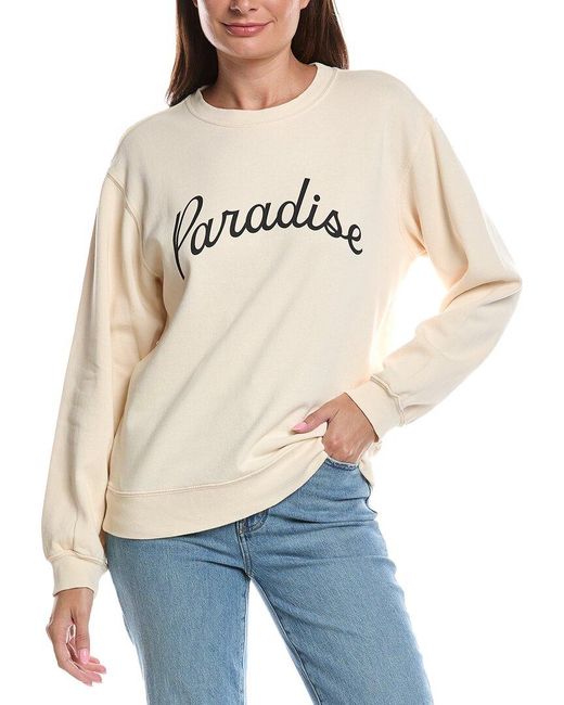 Z Supply Blue Paradise Boyfriend Sweatshirt
