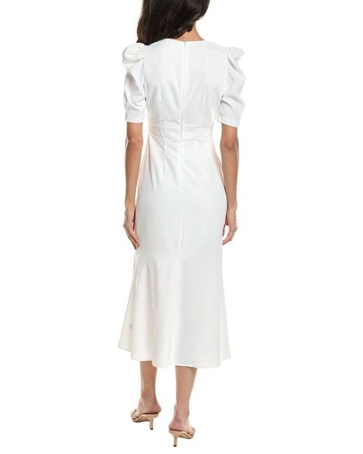To My Lovers White Midi Dress