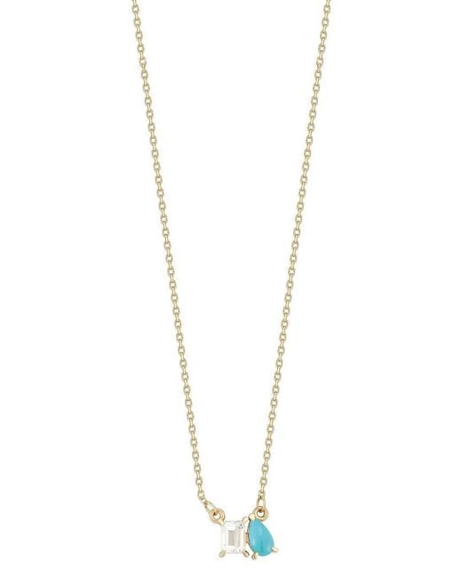 Ember Fine Jewelry Metallic 14k Gemstone Necklace