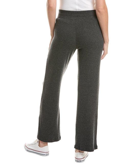 Michael Stars Black Leann Straight Rib Pant