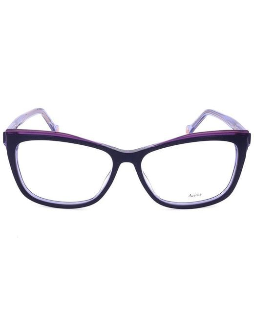 Carolina Herrera Blue 55Mm Optical Frames