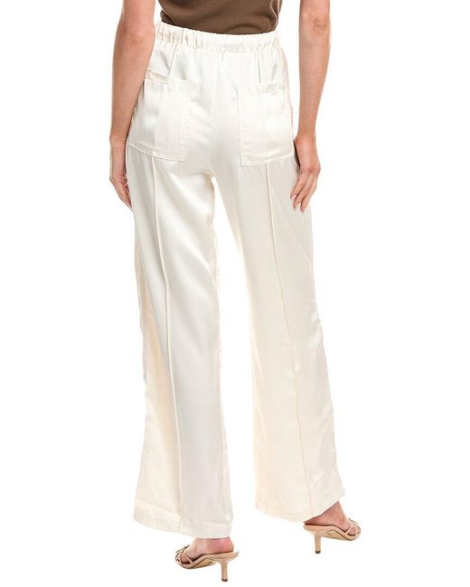 Avantlook White Drawstring Pant